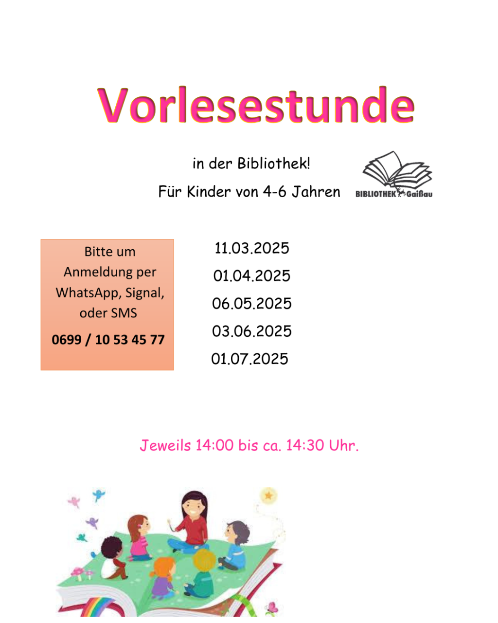 Vorlesestunde