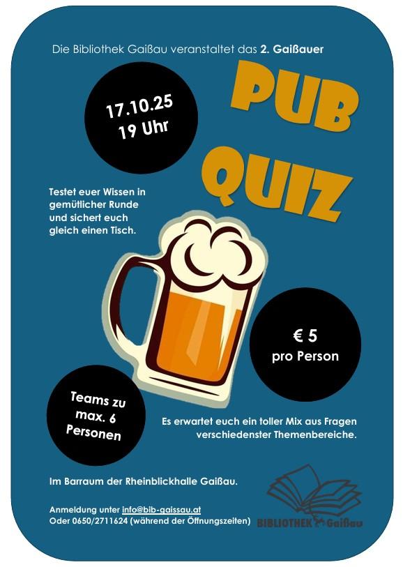 Daten zum PubQuiz