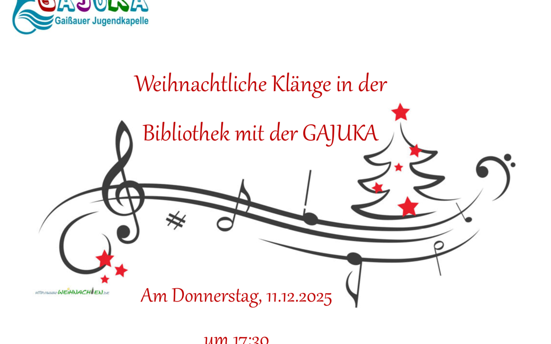 Gajuka am 11.12. in der Bibliothek